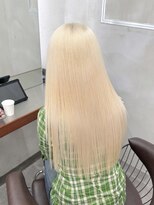 ニコ トウキョウ 渋谷(nico TOKYO)&nbsp;ホワイトブロンド/髪質改善/ダブルカラー/ケアブリーチ/10代20代