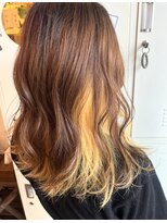 ヘアー ルシア(hair lucia)&nbsp;インナーイエローカラー