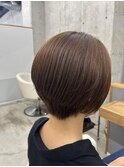 ユッカ角床大人可愛いショートボブ