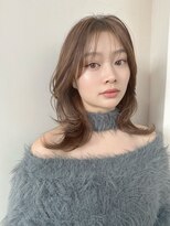 ウェイズ トウキョウ(Ways TOKYO) ベージュ　ミディアム　くびれヘア　レイヤーカット　グレージュ