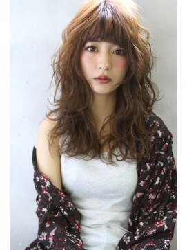 ロゼ 石橋(Rose) 【ROSE】レイヤーカット＿パーマ＿ウェーブ＿前髪セミロング