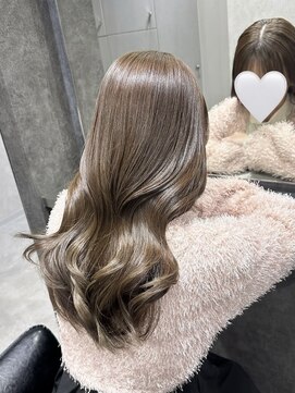 エースヘアー(A.hair) グレージュ/レイヤーカット/髪質改善トリートメント