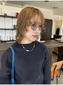 【杏】前髪パーマ