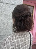 お呼ばれヘアアレンジ大人かわいい×タイトロープシニヨン