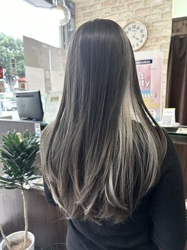ジャストヘア ラポール 北久里浜店(just hair RAPPOR) 【根岸真奈美】レイヤーカット/イヤリングカラー/アディクシー