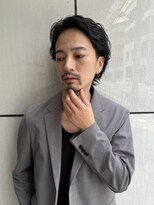 64オールバック×緩ツイストミディ