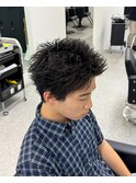 スパイキーショートスパイキーパーマ