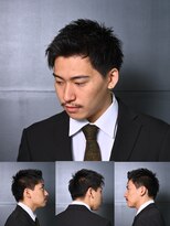 サンアンドマーリィズバーバー 駅前店(SON&MARLEY'S BAR BER)&nbsp;爽やかショートスパイクスタイル/メンズ就活ヘアー