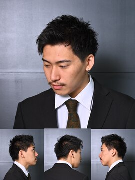 サンアンドマーリィズバーバー 駅前店(SON&MARLEY'S BAR BER) 爽やかショートスパイクスタイル/メンズ就活ヘアー