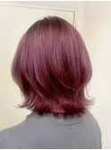 【カシスラベンダー/ブリーチカラー/秋カラー】池袋美容室