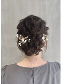 【yuko】ヘアアレンジ × ふわふわボリュームシニョン