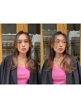 今冬の最新トレンドを反映し、あなただけに合った心躍るスタイルを◎[表参道青山/ダブルカラー/ハイライト]