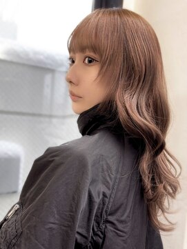 エムフロムソレイユミュー(M from soleil mju) 【ミディアムレイヤー/横顔も盛れる顔周カット/ブラウンカラー】