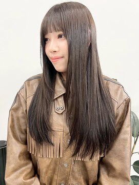 ノード(NODE) 栄カットカラー透明感ナチュラルロング