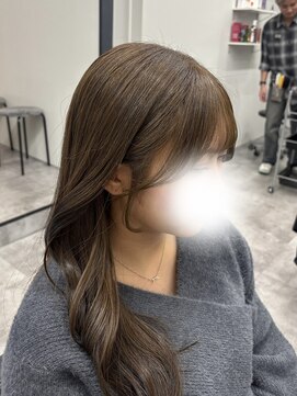 【顔まわりカット×オリーブベージュ】鎌取/林愛華