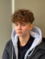 リッチブランドアンドコー(Rich Brand&Co) スペインカール ハイライトカラー メンズカット メンズパーマ