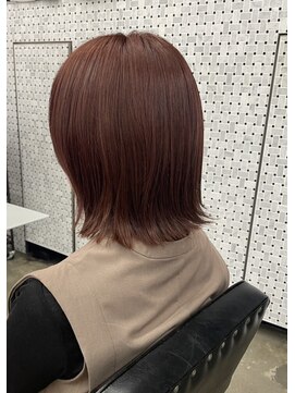 アコロン 武蔵小杉(acoron.) まとまりカット×艶ブラウンカラー 武蔵小杉