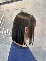 ビビ バイ マグ 岡谷店(bivi by Mag)&nbsp;20代30代髪質改善カラーオリーブベージュ艶感 ストレート