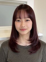 ソエラ(Soera)&nbsp;垢抜ける♪大人可愛いワンカールレイヤー＆血色感UP暖色レッド