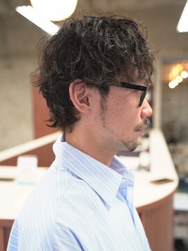クオル キャスト 熊本(QOL×cast) ニュアンスシャドウパーマ