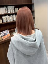 ニュースエン(newseN:) ピンクベージュ/ダブルカラー/ケアブリーチ/髪質改善/新潟/万代