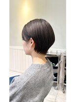 リディー(Lidee) 耳かけショート12.6オリーブグレー