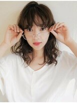 アン 柏店(un)&nbsp;◆無造作ミディアムでイメチェン/小顔前髪/アッシュベージュ
