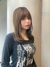  【顔周りレイヤーも★】似合わせカット＋透明感カラー　10800