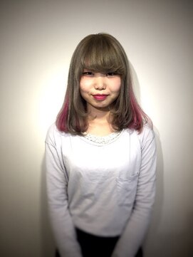 プランクスター(prankster) ［prankster］シルキーモーヴに淡いピンクのインナーカラー