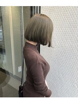 エル(EL by green)&nbsp;［Kotaro］オリーブカラー×フレンチボブ