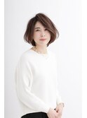 【hair salon Chamel】40代ヘアスタイル☆ひし形ショートボブ☆