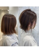フランヘア 箱崎店(Flan hair)&nbsp;ショートボブ