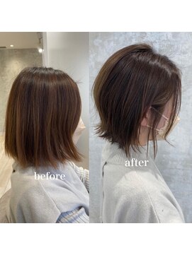 フランヘア 箱崎店(Flan hair) ショートボブ
