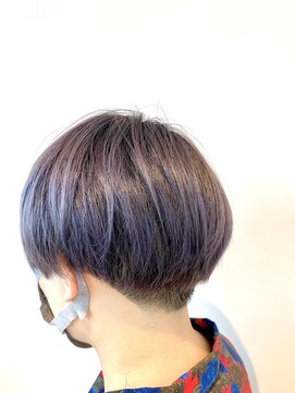 ヘアブランコブランコ 横浜(hair blanco_blanco) 似合わせカット/くびれヘア/デザインカラー/艶ボルドー[横浜駅]