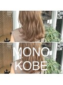 【MONO KOBE】ダブルカラー × ミルクティーベージュ