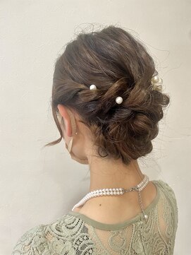 フリーズ 川西店(Freez) シニヨンヘア/ヘアアレンジ/ヘアセット/結婚式/イベント