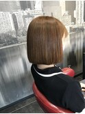 切りっぱなしボブ
