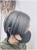 【逆インナーカラー】×【シルバー】