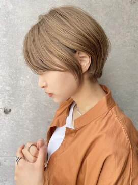ロンド 銀座(Lond) 【春日美月】人気ナンバー1★ベージュ×丸みショート