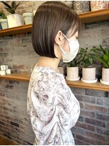 ゴーシェン 津田沼本店(Goshen)&nbsp;ミニボブ×アッシュベージュ