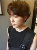 【新宿】くせ毛カット/マッシュショート/インナーカラー