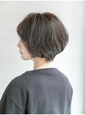 外ハネボブ/グラデーションカラー/ペールベージュ/秋葉原