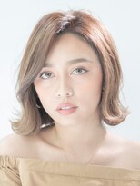 ルルディ バイ アフロディーテ銀座(luludi by APHRODITE)&nbsp;黒髪/グレーベージュ/レイヤーロング/前髪パーマ/銀座