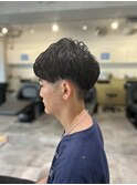 【soy-kufu】MEN'S HAIRアッシュブラックカルマパーマ