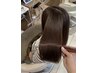 ご褒美メンテナンス☆　カット＋プレミアムストレート＋透明感カラー￥28500
