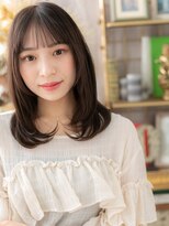 カバーヘア ブリス 北浦和(COVER HAIR bliss)&nbsp;グレーベージュシースルー前髪艶感ストレート北浦和20代30代40代