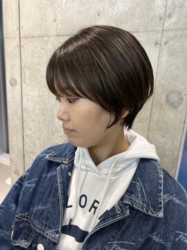 カケル(×.) 大人ショートボブ/マロンベージュボブ