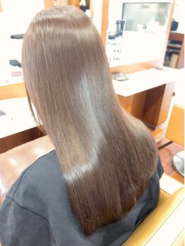 シーツー 川口店(C2)の写真/"Ｃ２"の髪質改善ストレートは、ダメージレス×美艶髪に☆クセを伸ばして、自然な仕上がりが嬉しい◎