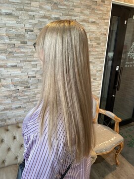 ヘアーリゾートガーデン 南柏店(Hair Resort Garden) ホワイトブロンド×イルミナ