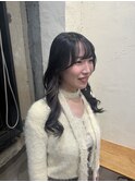 パープルグレージュインナーカラー